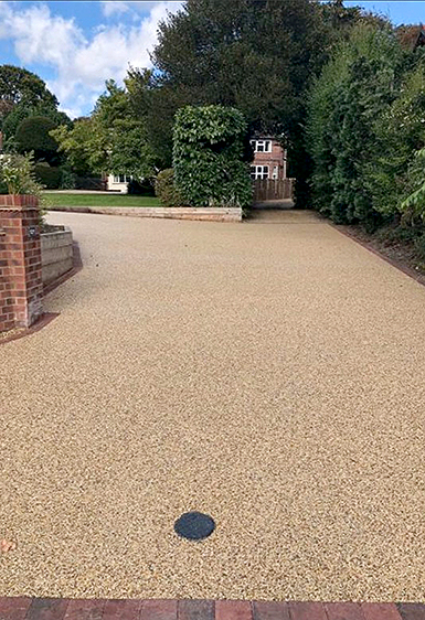 Resin bound driveway